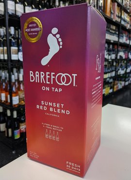 Barefoot Barefoot On Tap Sunset Red Blend NV 3L