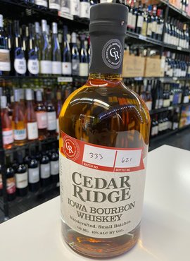 Cedar Ridge Cedar Ridge Iowa Bourbon 750ml