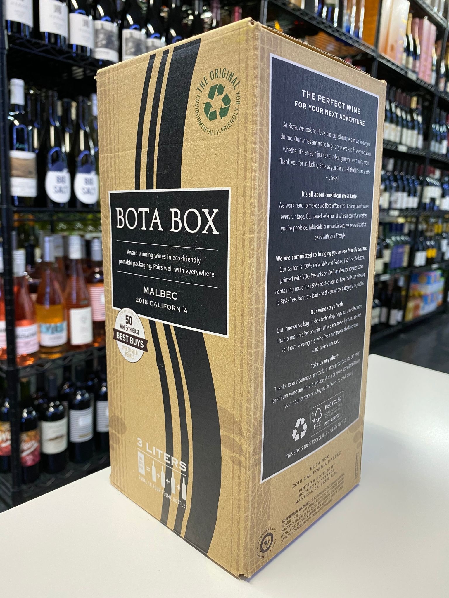 Bota Box Bota Box Dark Malbec NV 3L