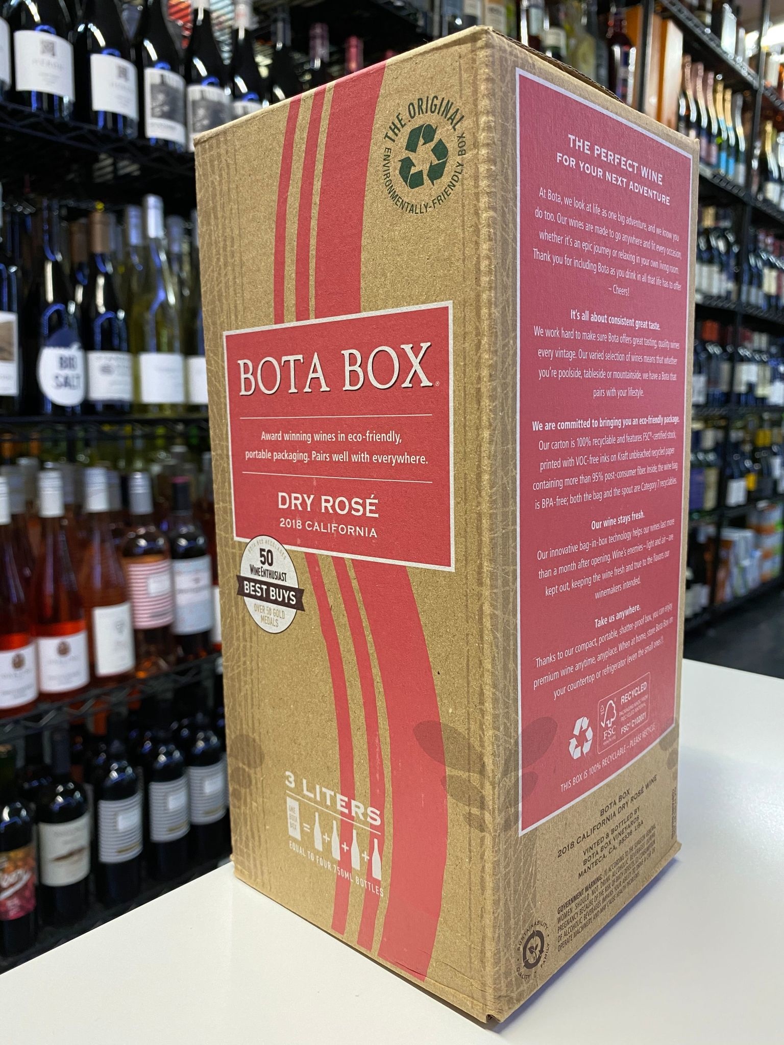 Bota Box Bota Box Dry Rose NV 3L