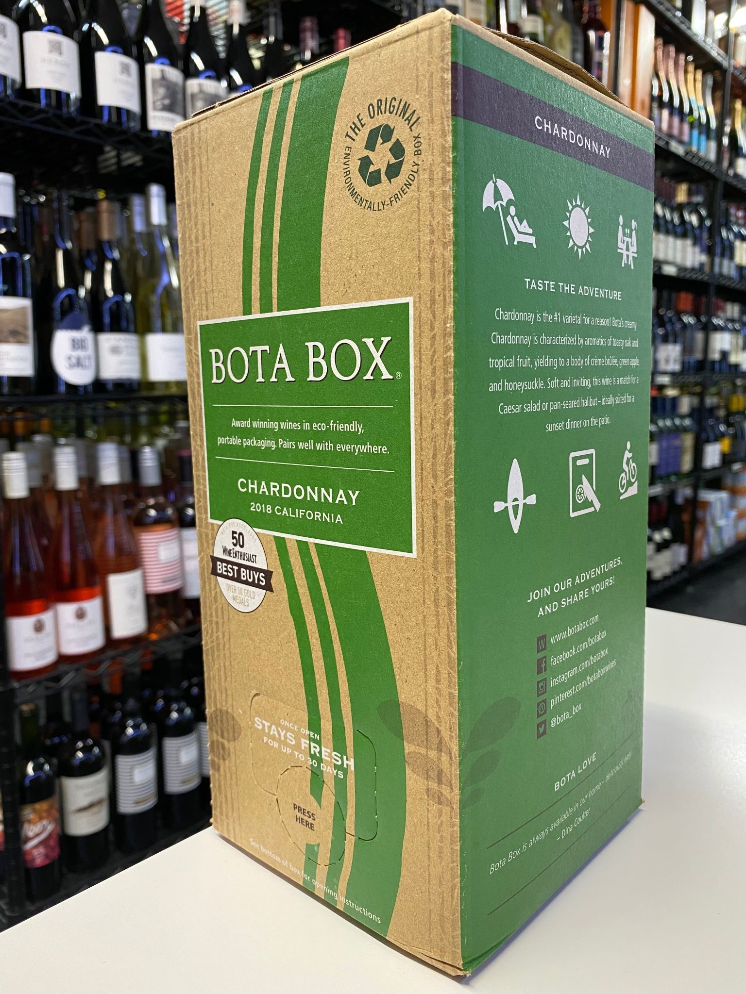 Bota Box Bota Box Chardonnay 2018 3L