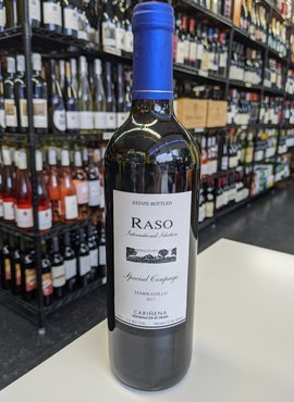 Raso Raso Tempranillo 2017  750ml
