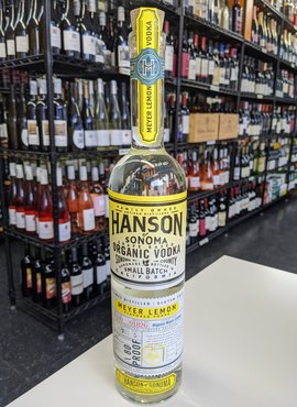 Hanson of Sonoma Hanson of Sonoma Organic Meyer Lemon Vodka 750ml