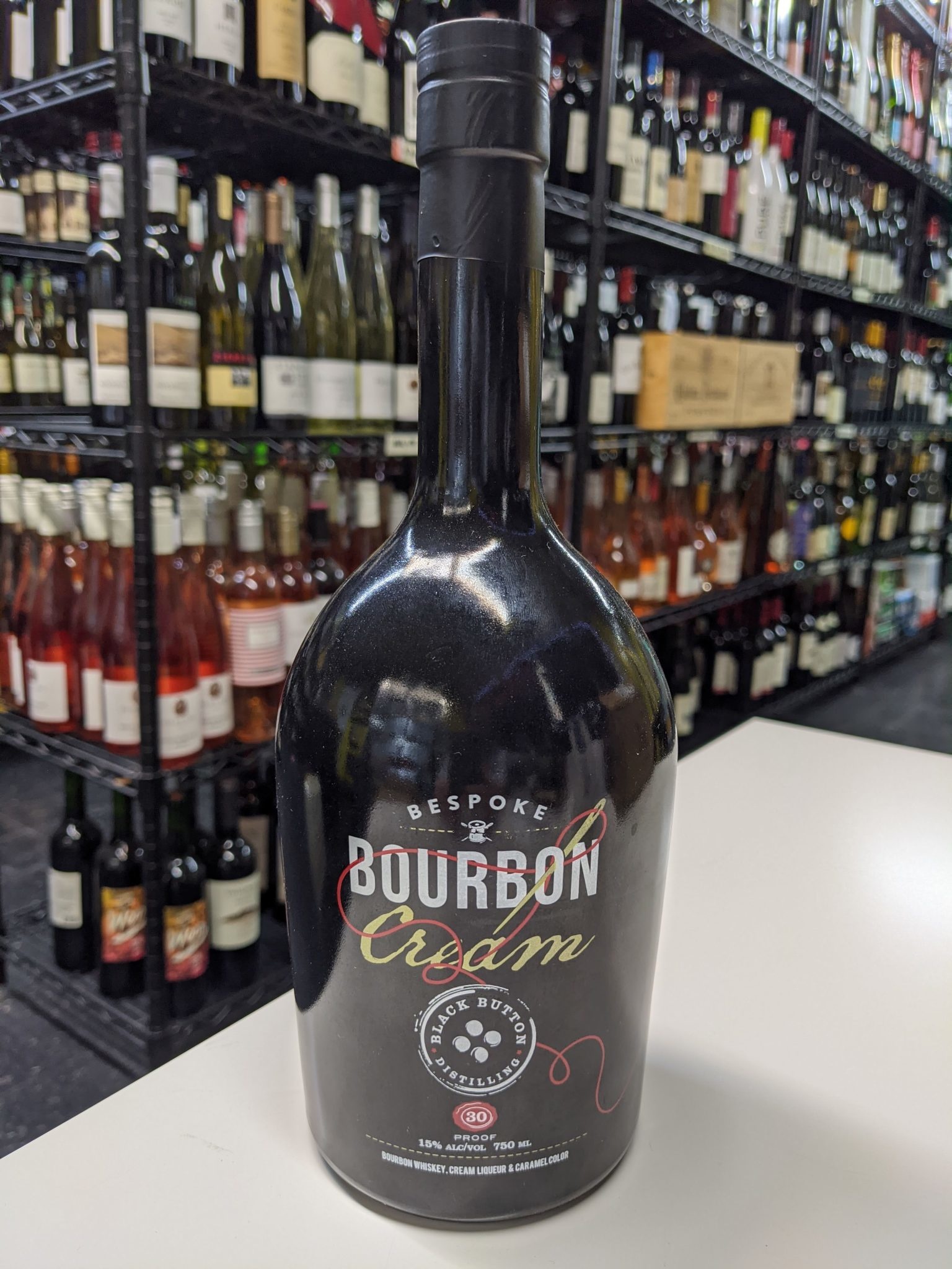 Bourbon Cream Black Button Bespoke Bourbon Cream 750ml