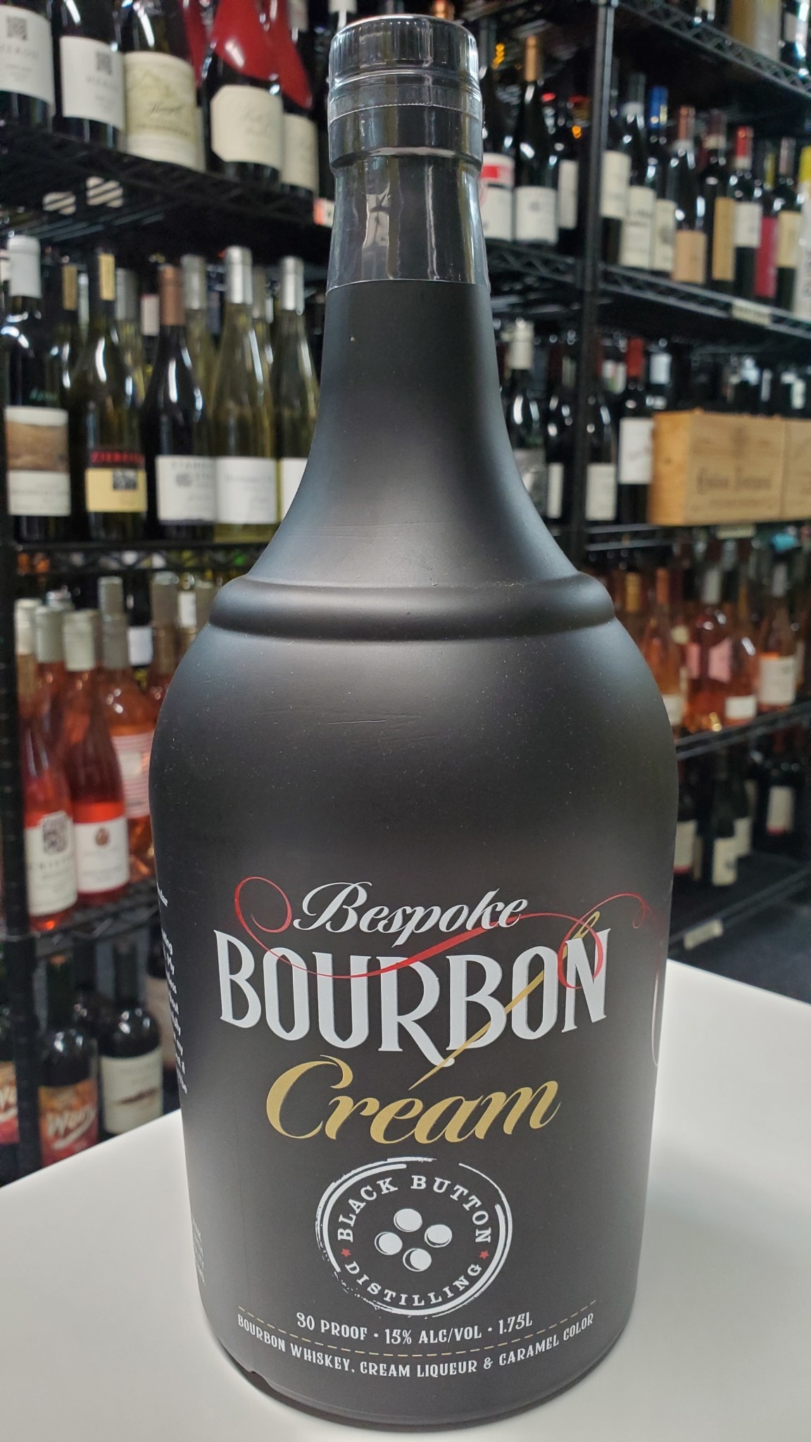Bourbon Cream Black Button Bespoke Bourbon Cream 1.75L