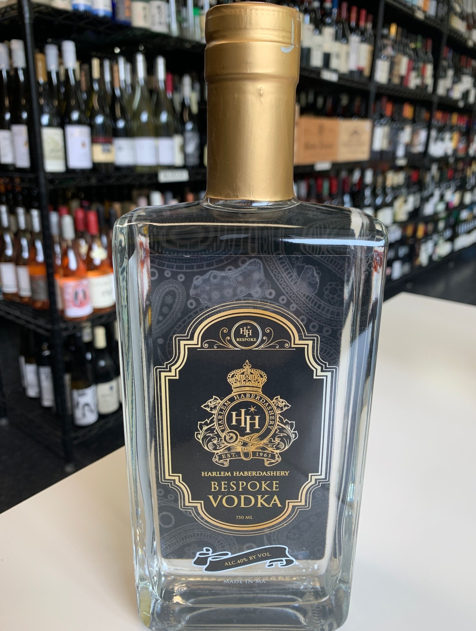 【パブミラー】Burrough's English Vodka バーインテリア Harlem Haberdashery Bespoke Vodka 750ml - Divino