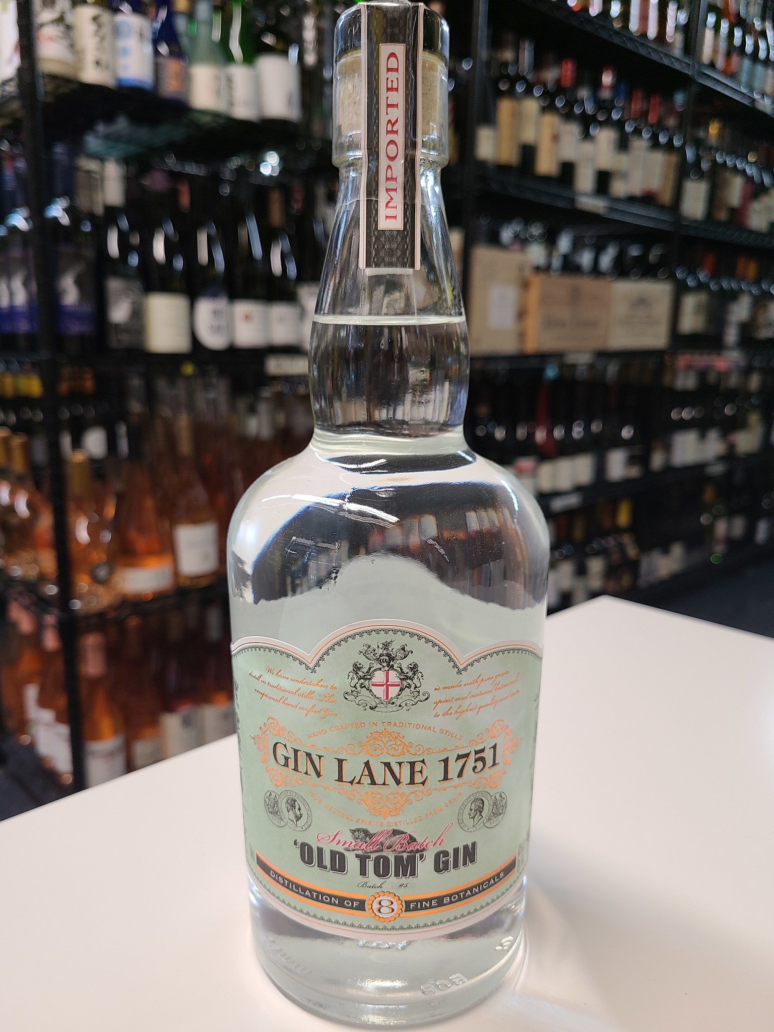 boliger skotsk Stolpe Gin Lane 1751 Old Tom Gin 750ml - Divino