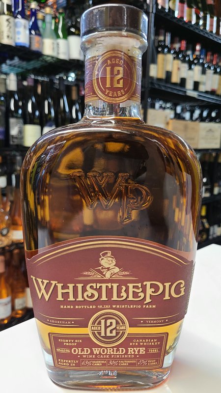 WhistlePig Whistlepig 12Y Old World Rye  750ml
