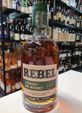Rebel Yell Straight Rye Whiskey 750ml