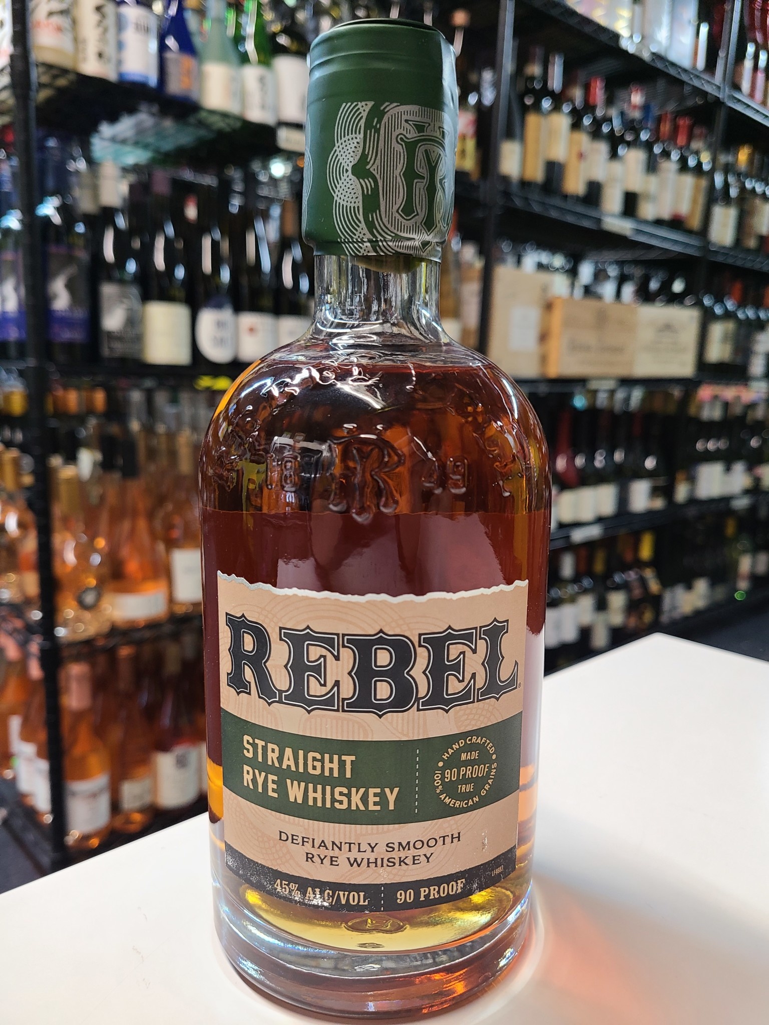 Rebel Yell Straight Rye Whiskey 750ml