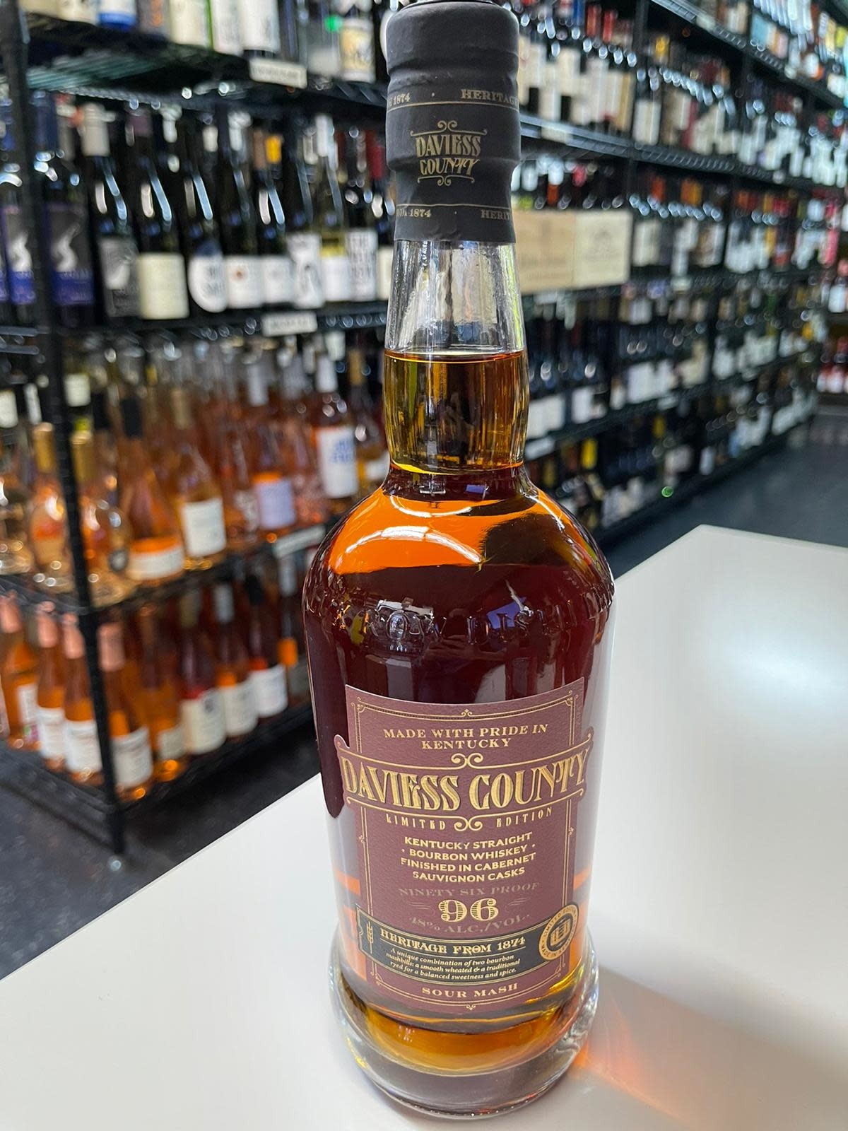 Daviess County Daviess County Cabernet Finished Bourbon 750ml