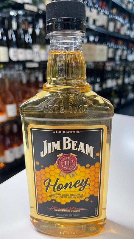 Jim Beam Honey Bourbon 375ml - Divino
