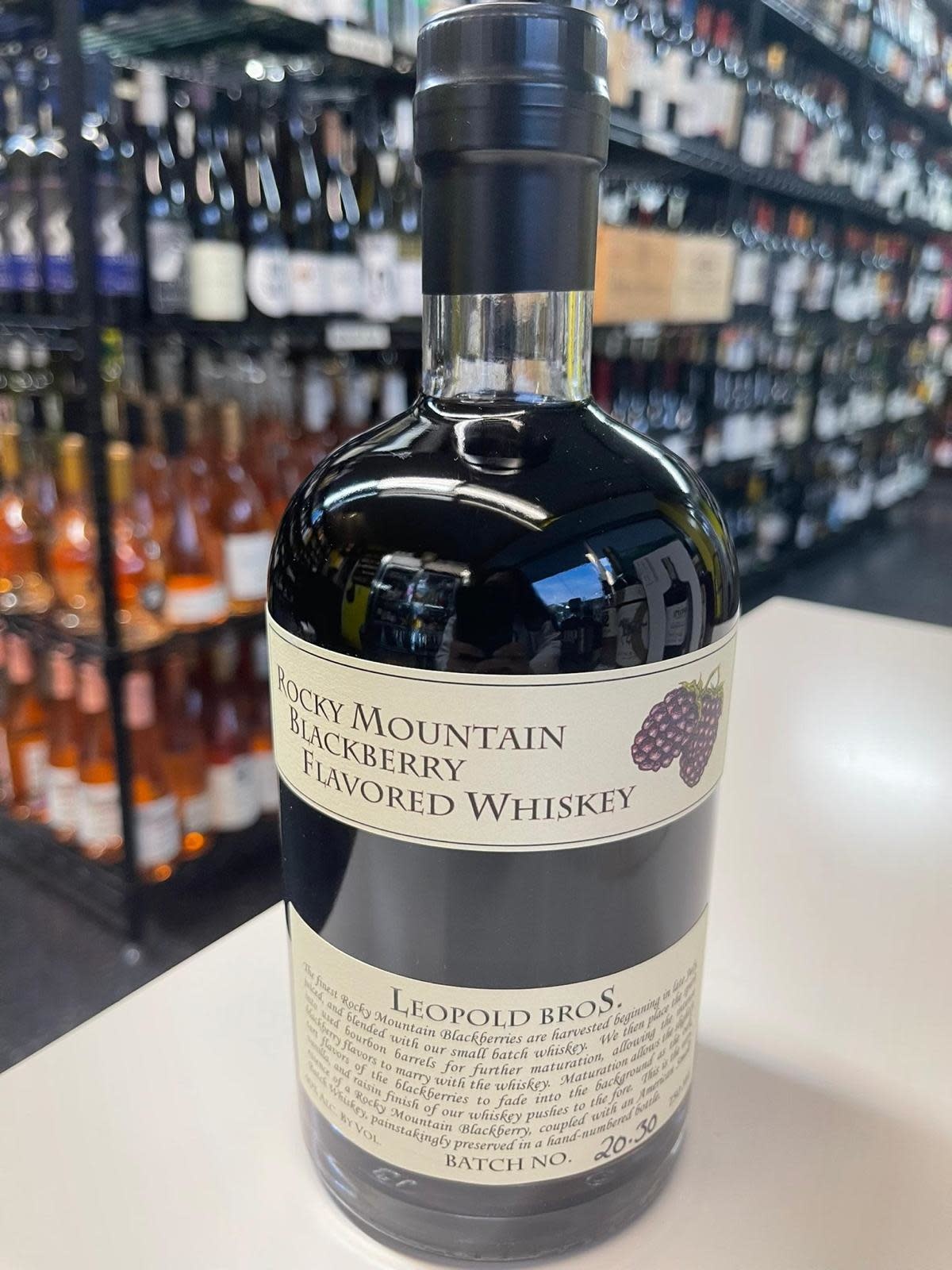 Leopold Bros Rocky Mountain Blackberry Whiskey 750ml