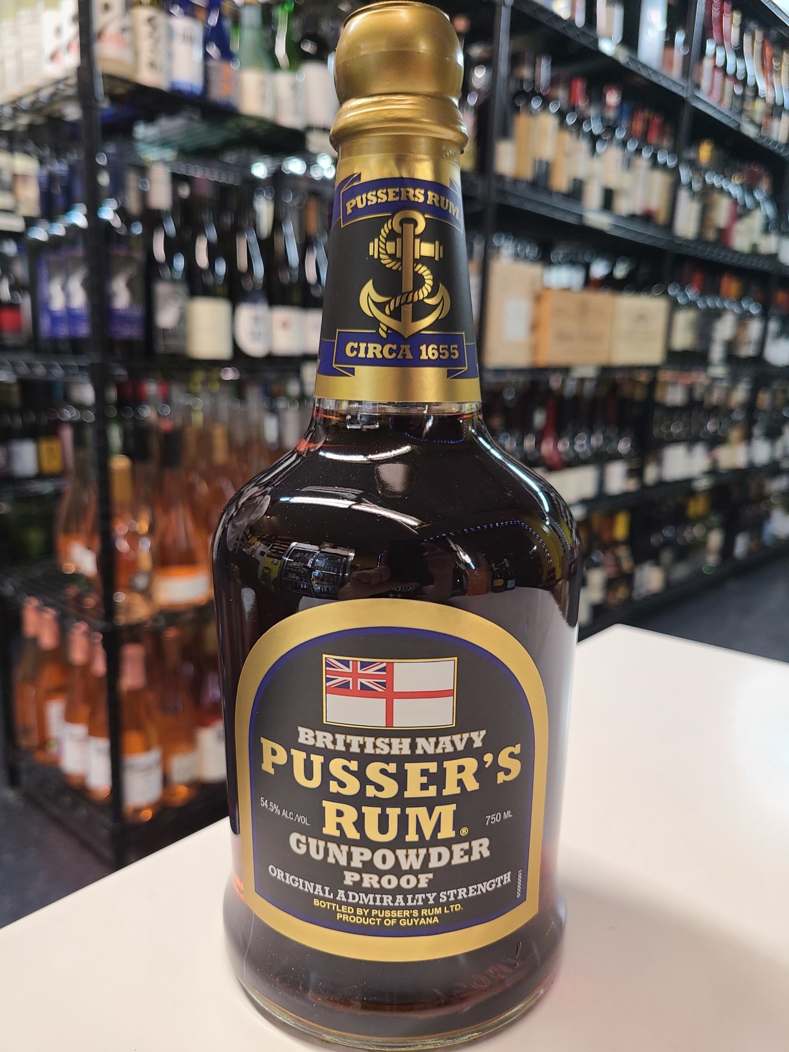 Pussers Brithsh Navy Rum 750ml
