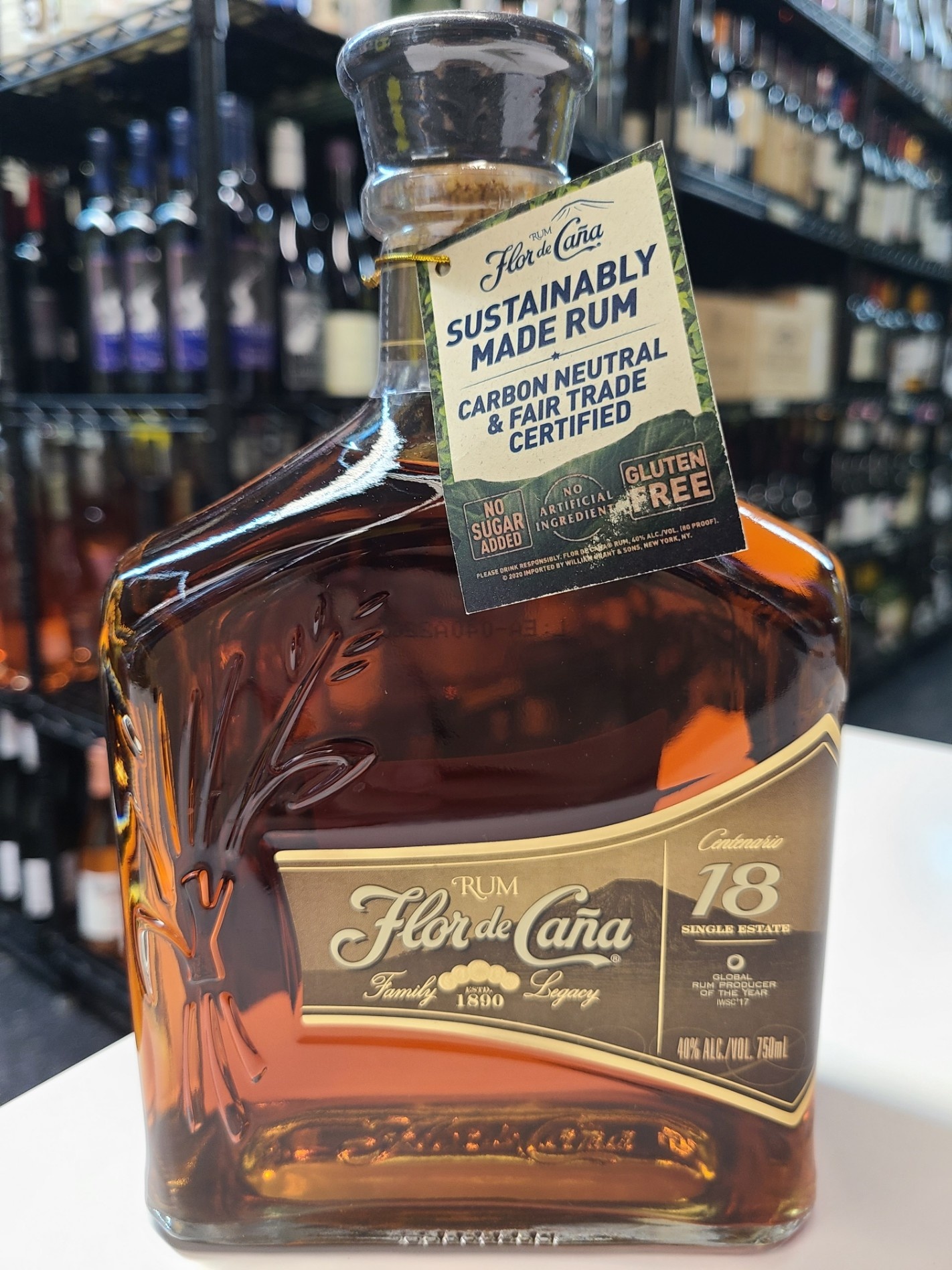 Flor de Caña 18 Year Gold Rum 750ml