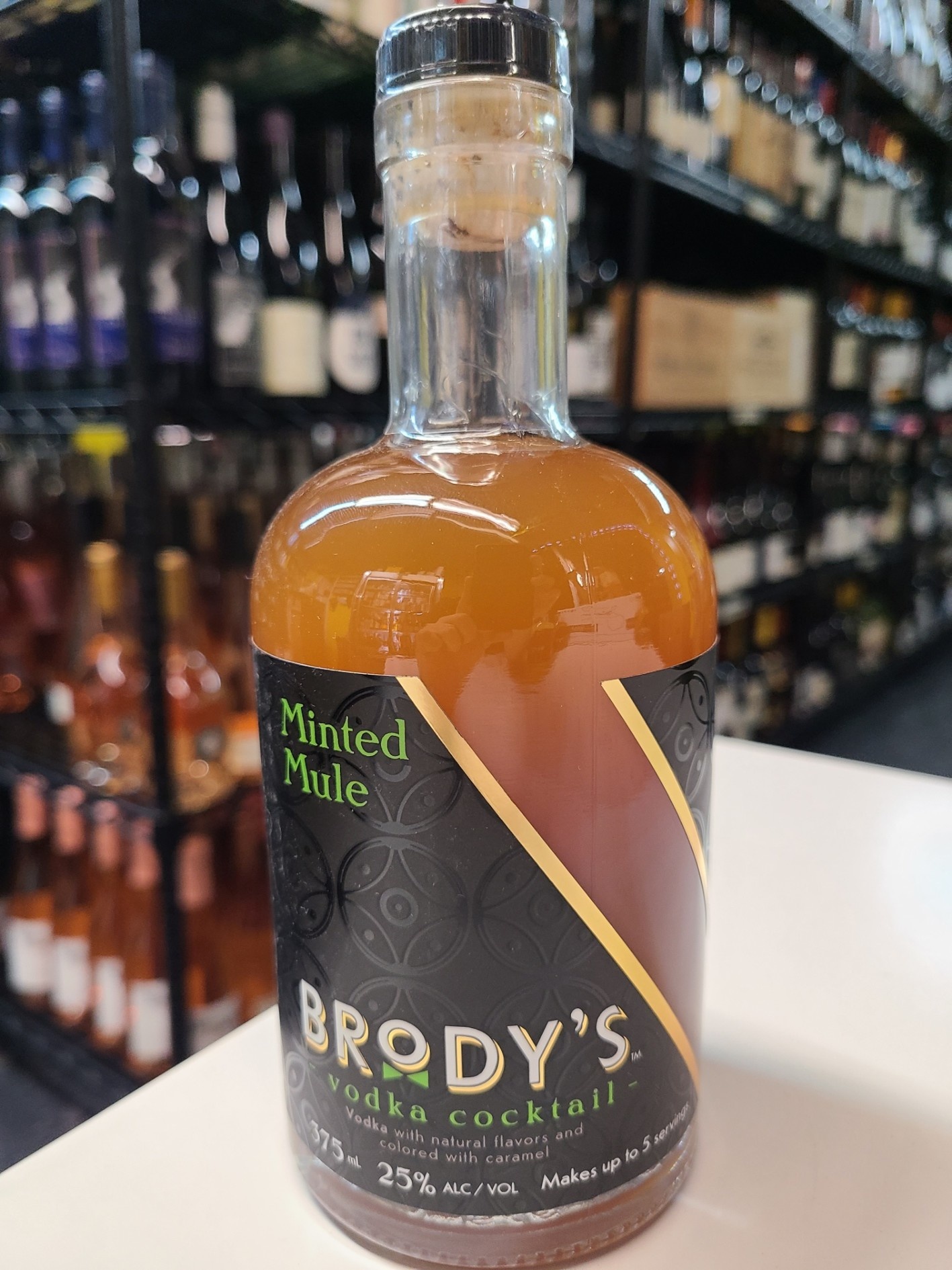 Brody's Craft Cocktails Minted Mule Vodka 375ml