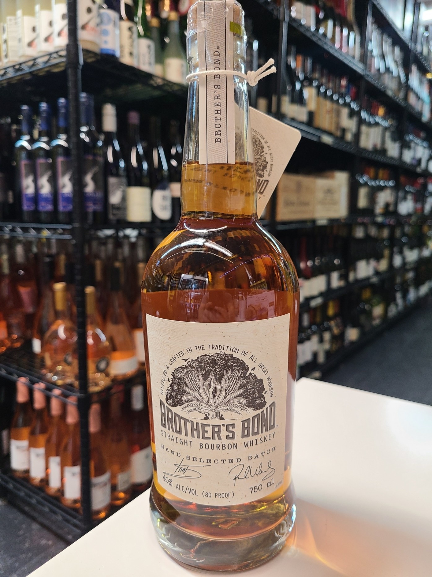 Brother's Bond Straight Bourbon Whiskey 750ml