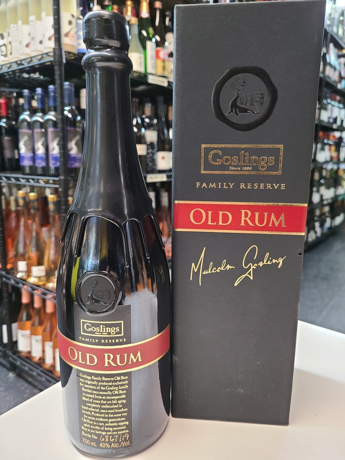 Gosling Goslings Family Reserve Old Rum 750ml