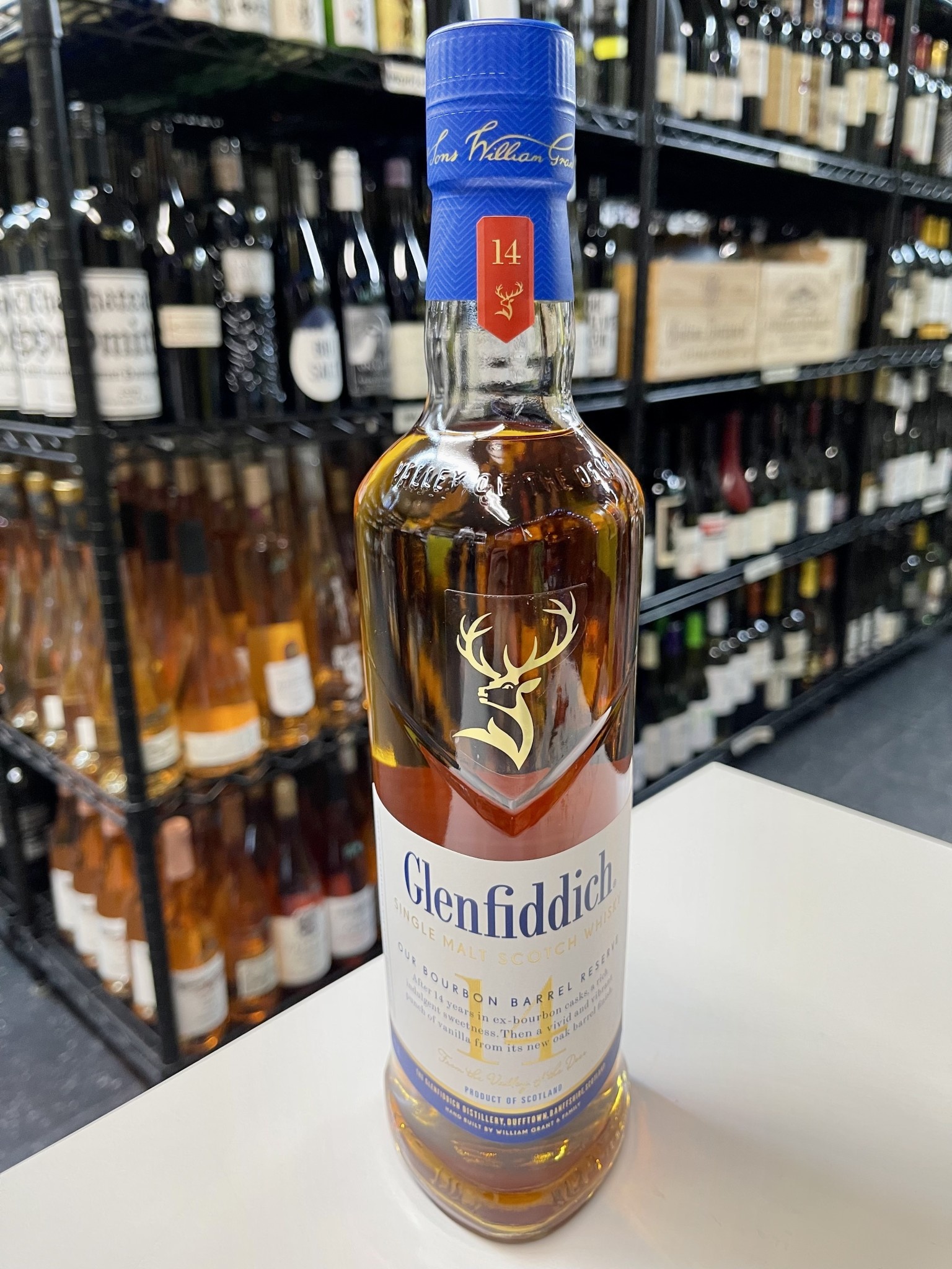 Glenfiddich 14 Year Bourbon Barrel Reserve Scotch Whisky 750ml