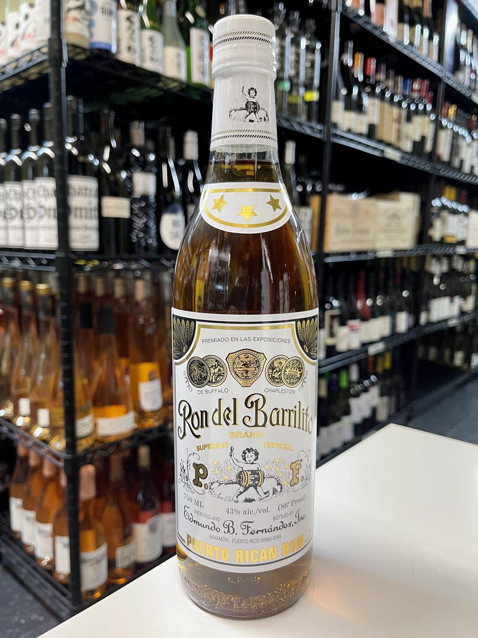 Ron Del Barrilito Tres Estrellas Rum 750ml - Divino