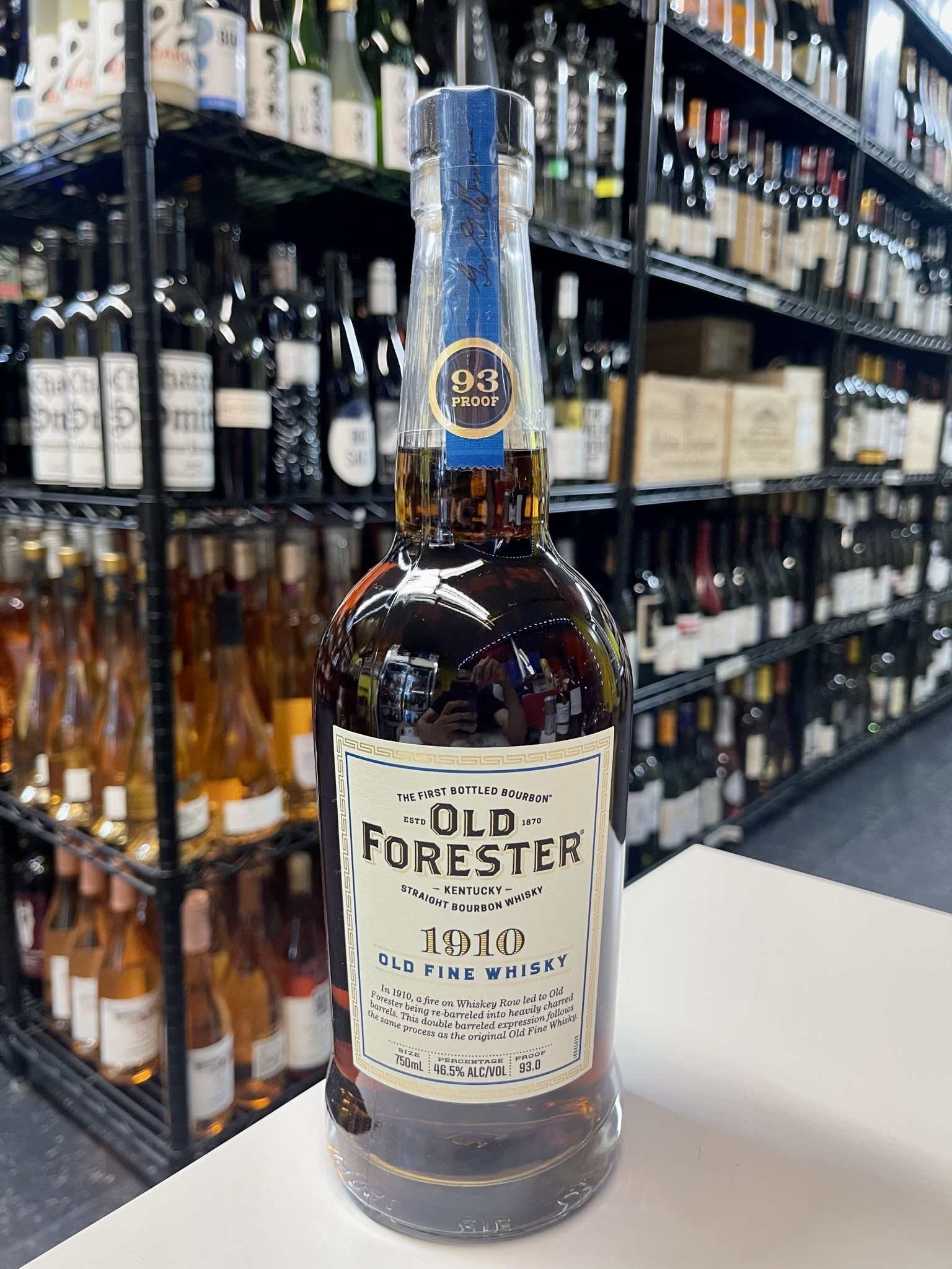 Old forester 1910 str bbn wsky 6pk 750m (081128001094)