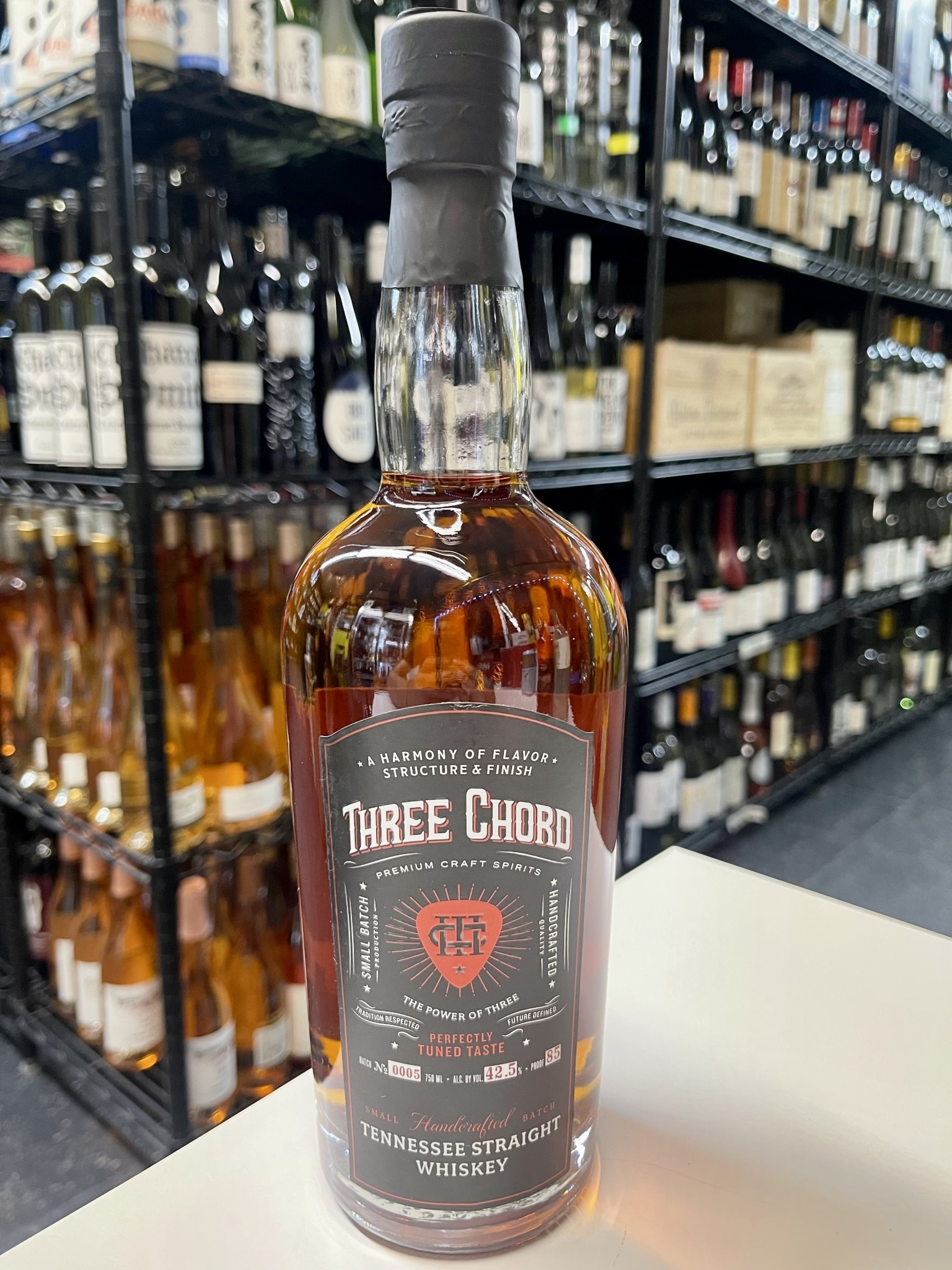 Three Chord Tennessee Straight Whiskey 750ml
