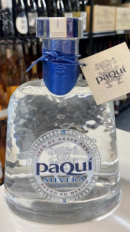 PaQuí Silvera Tequila 750ml