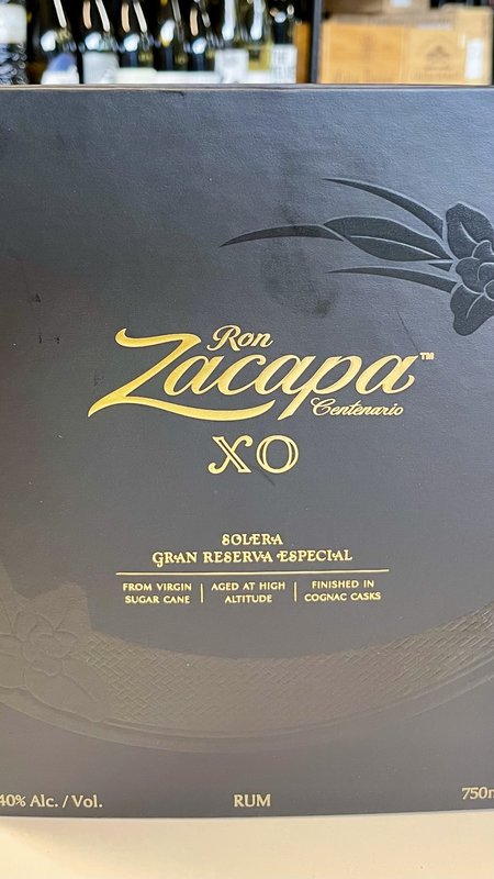 Ron Zacapa Centenario XO Rum 750ml