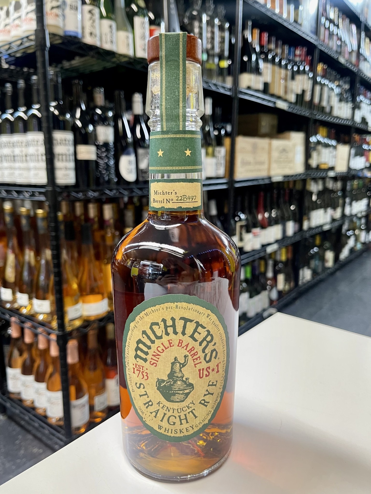 Michters Michter’s US★1 Single Barrel Straight Rye 750ml