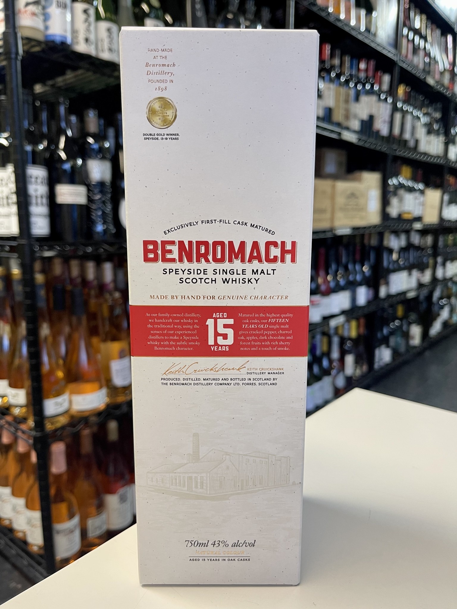 Benromach 15Y Single Malt Scotch Whisky 750ml