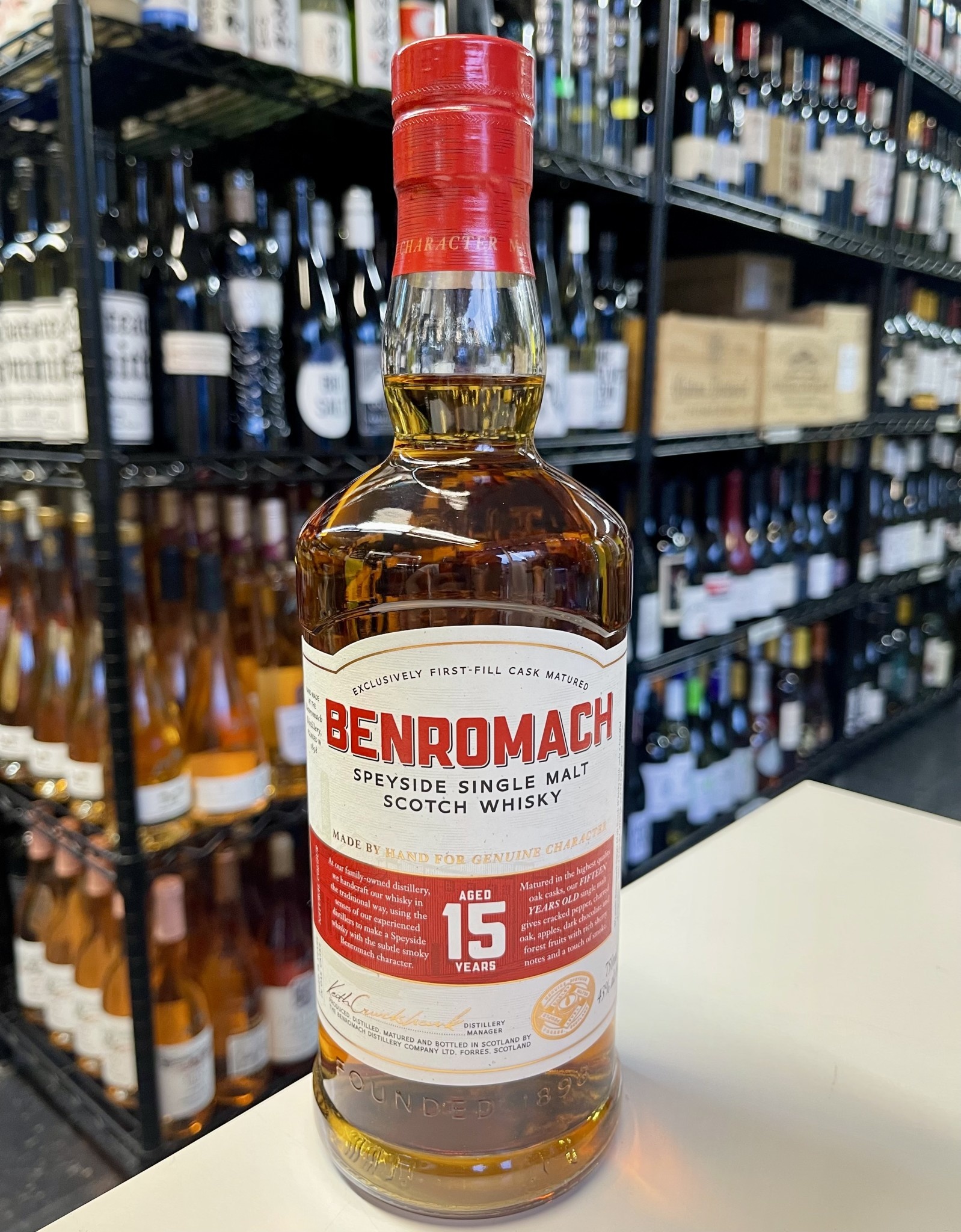 Benromach 15Y Single Malt Scotch Whisky 750ml