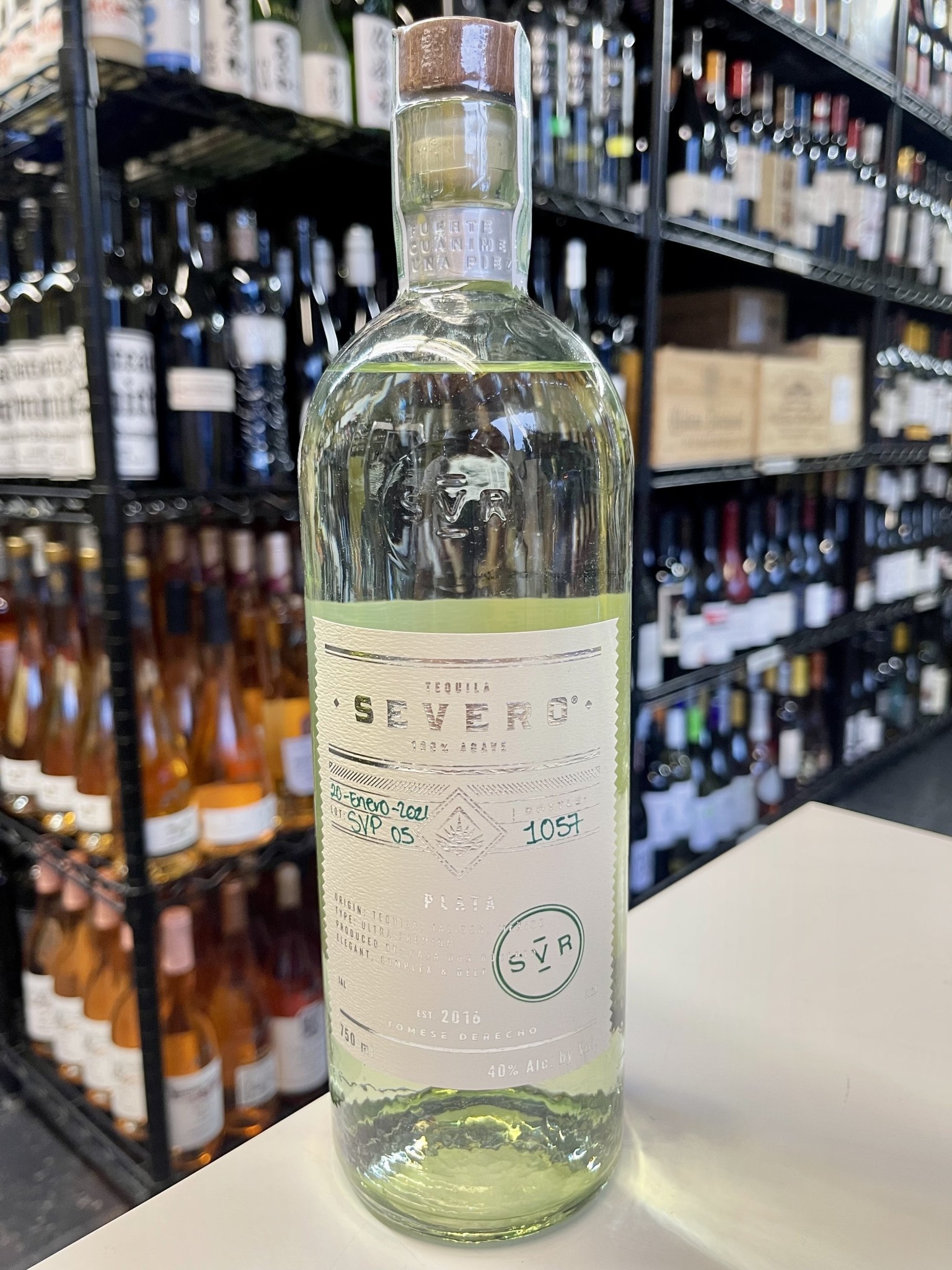 Severo Plata Tequila 750ml