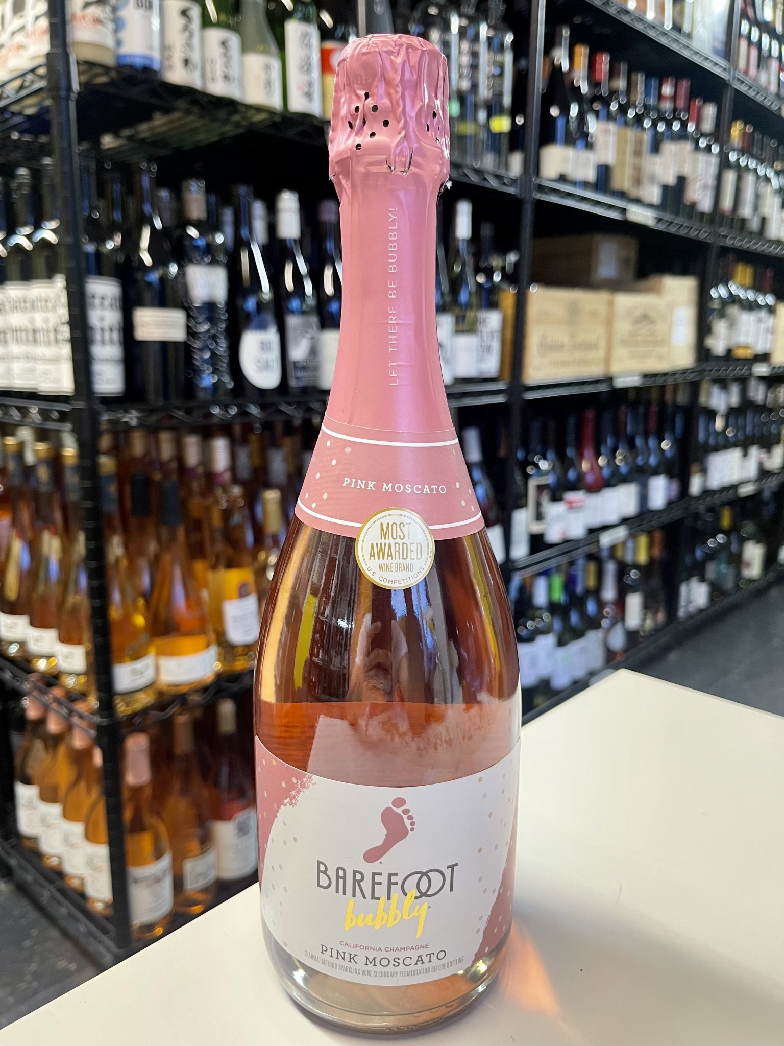 Barefoot Bubbly Pink Moscato Champagne NV 750ml Divino
