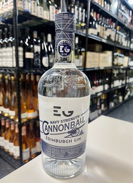 Edinburgh Navy Strength Cannonball Gin 750ml