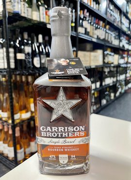 Garrison Brothers Single Barrel Bourbon Whiskey 750ml