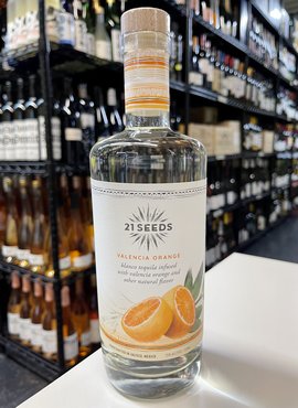 21 Seeds Tequila Blanco Valencia Orange 750ml
