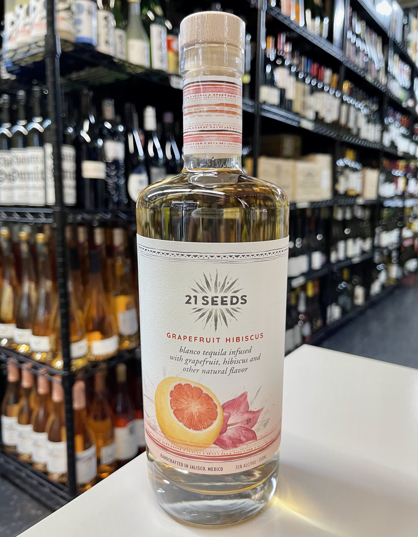 21 Seeds Tequila Blanco Grapefruit 750ml
