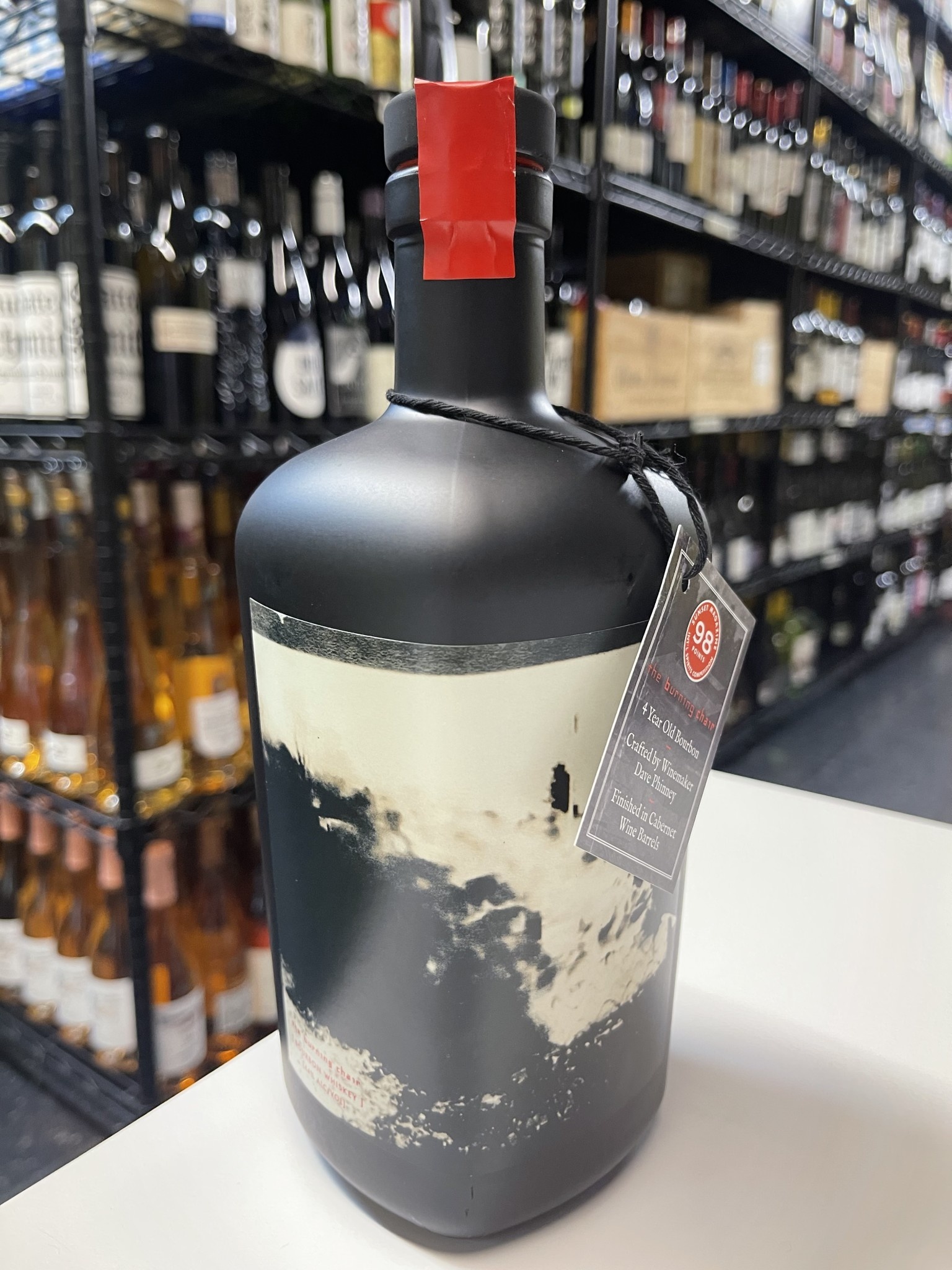 The Burning Chair Bourbon Whisky 750ml