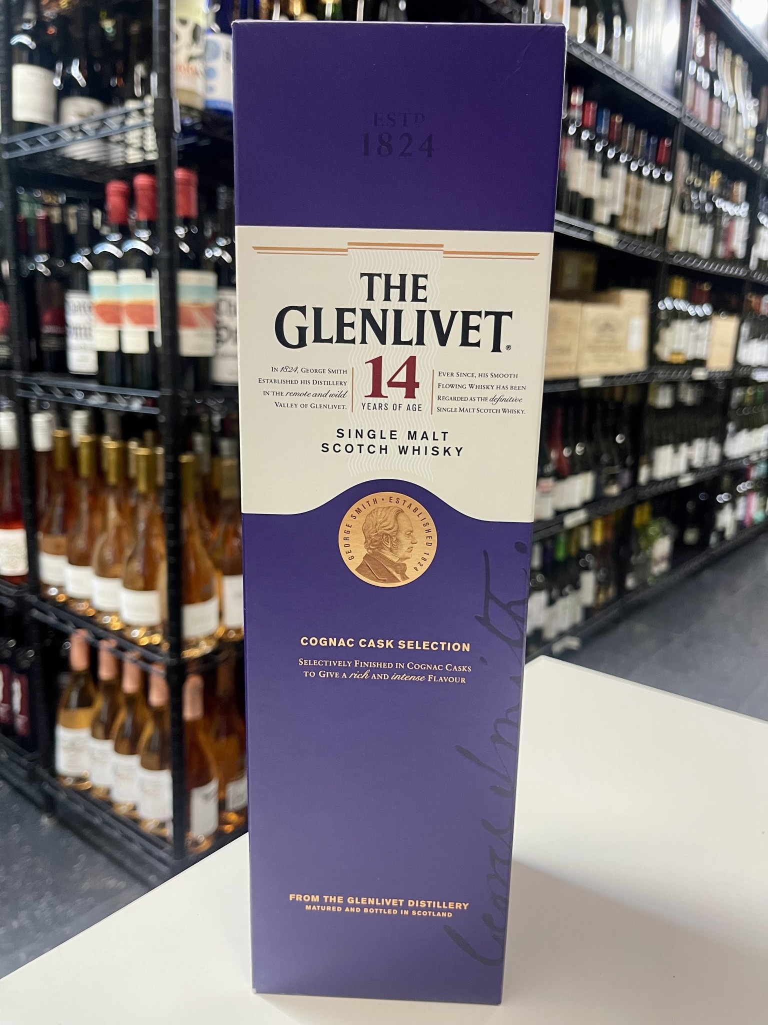 The Glenlivet The Glenlivet Single Malt 14Y Scotch 1L
