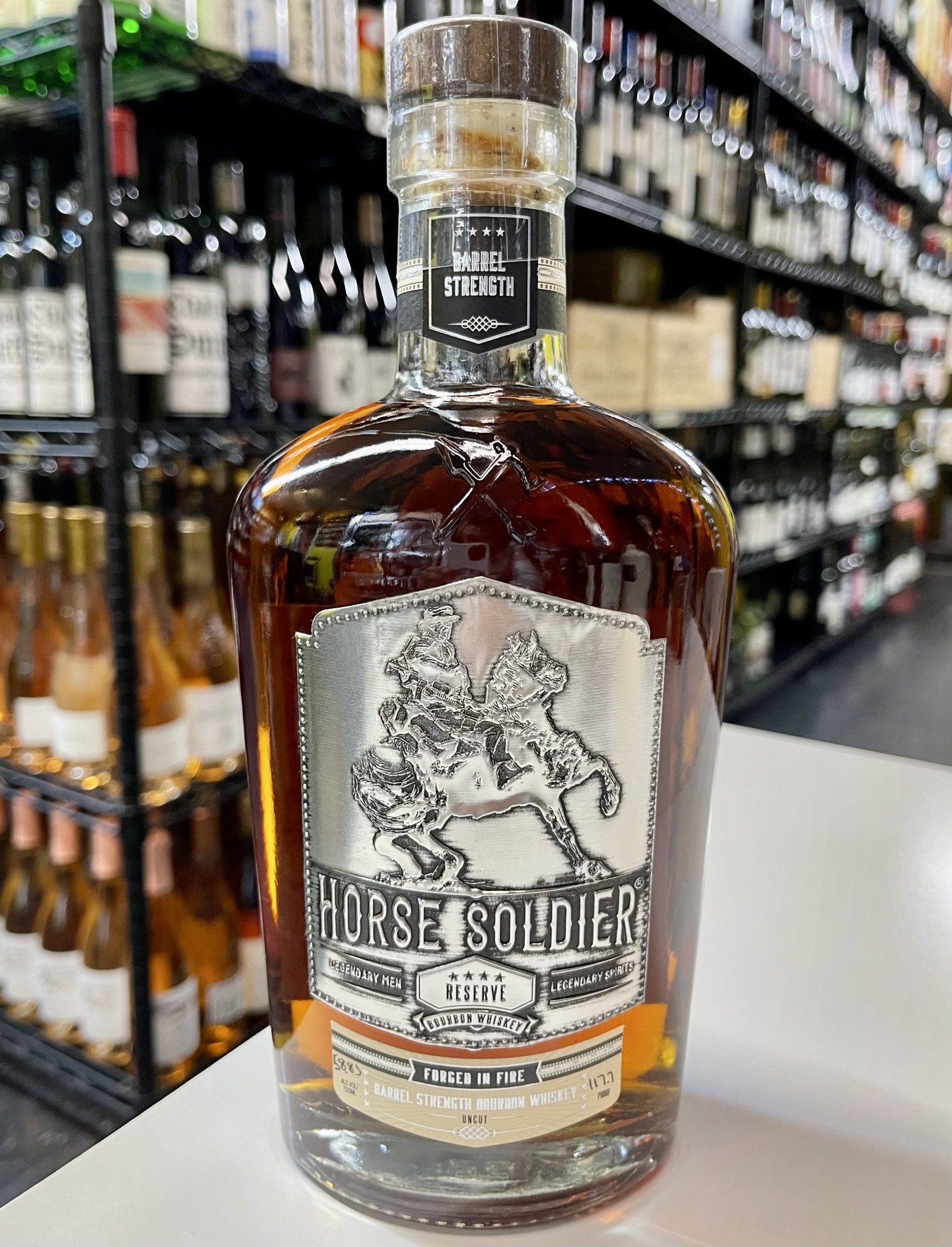 Horse Soldier Barrel Strength Bourbon Whiskey 750ml