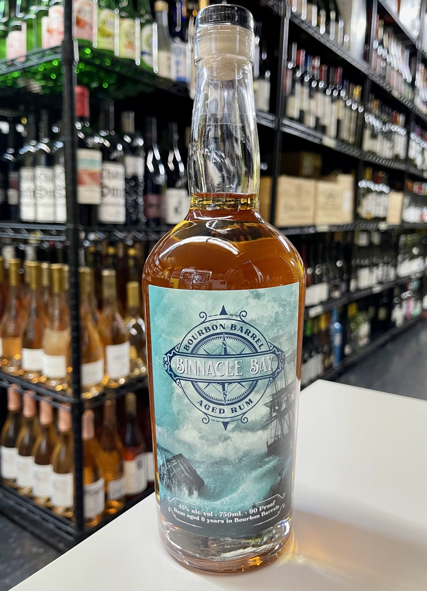 Binnacle Bay Bourbon Barrel Aged Rum 750ml Divino