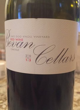 Bevan Cellar Bevan Cellars Two Dog Knoll Vineyard Red 2013