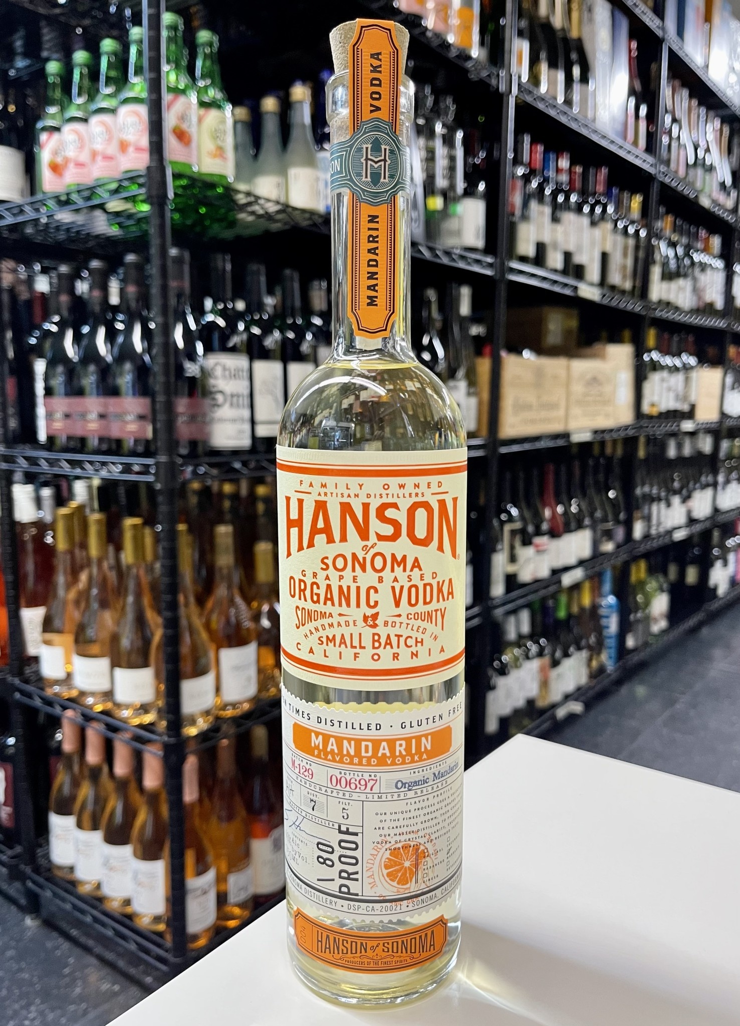 Hanson of Sonoma Hanson of Sonoma Organic Mandarin Vodka 750ml