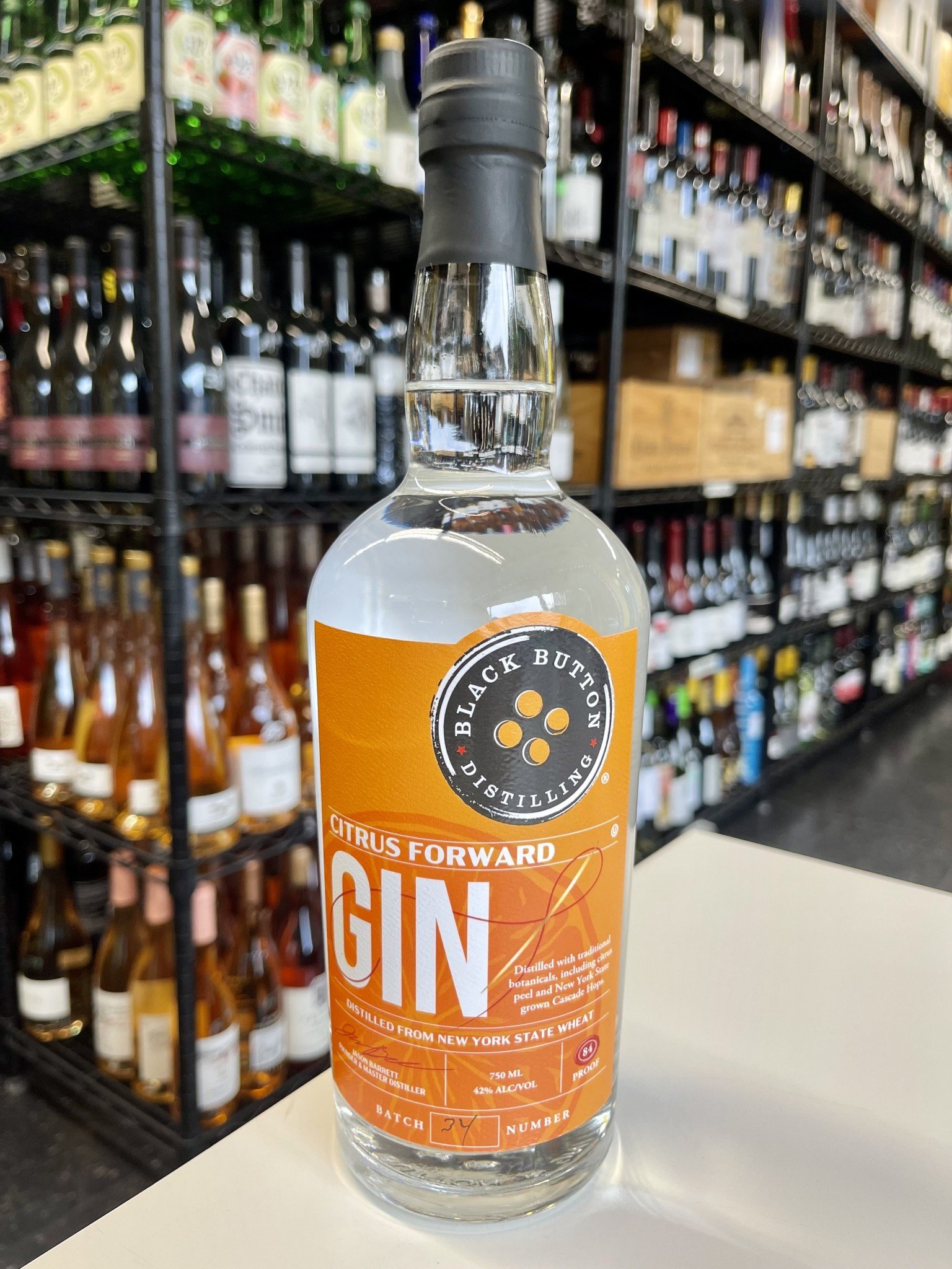 Black Button Black Button Citrus Forward Gin 750ml