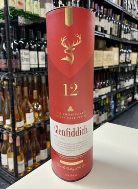 Glenfiddich 12 Year Sherry Cask Finish Scotch Whiskey 750ml