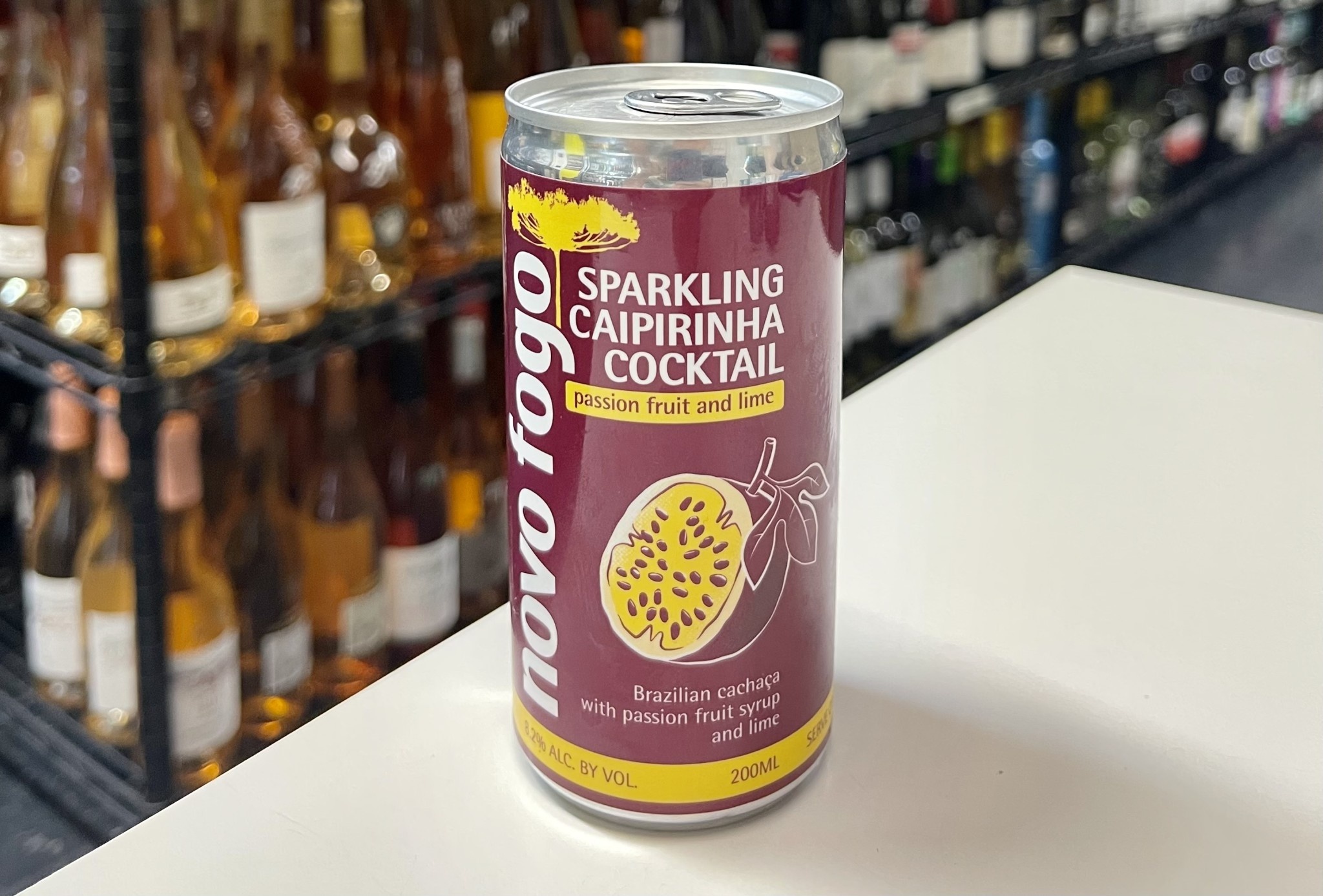 Novo Fogo Novo Fogo Sparkling Caipirinha Passion Fruit 200ml