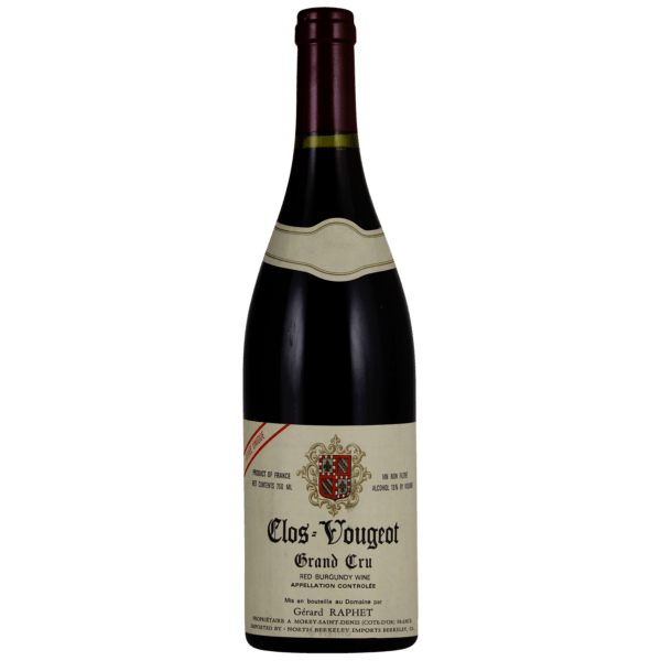 Gérard Raphet Cuvée Unique Clos de Vougeot Grand Cru 2021
