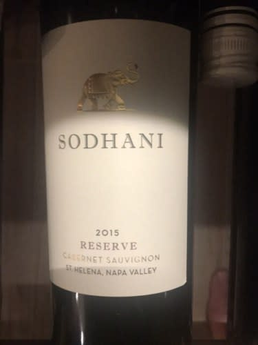 Sodhani Reserve Cabernet Sauvignon 2015