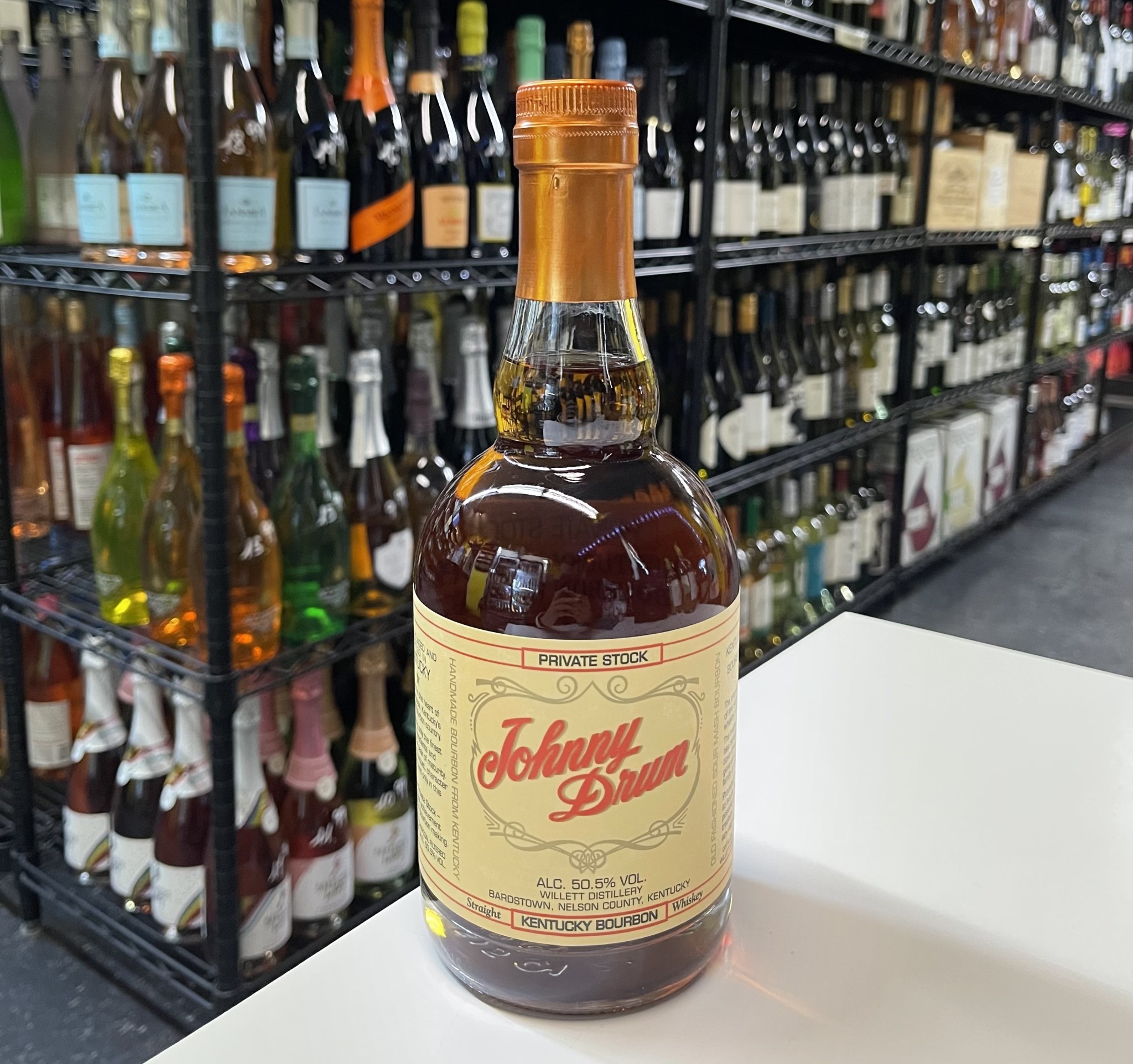 Johnny Drum Private Stock Bourbon Whiskey 750ml