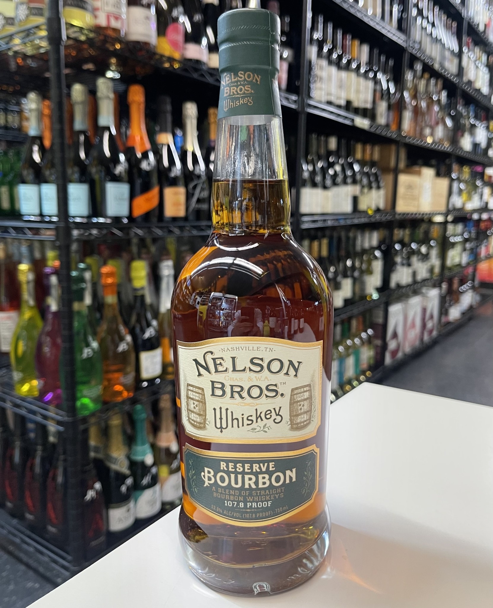 Nelson Bros. Reserve Bourbon Whiskey 750ml